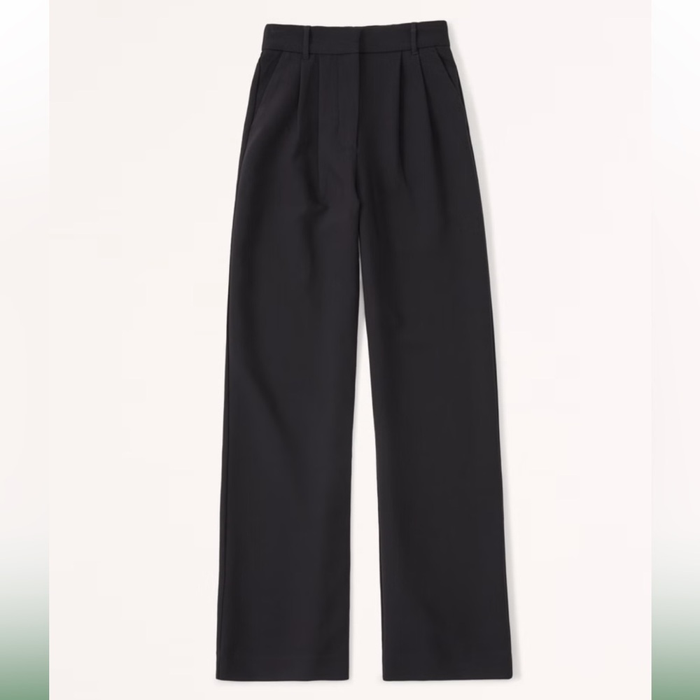 Abercrombie Sloan Tailored Wide Leg Pant size 12 SHORT